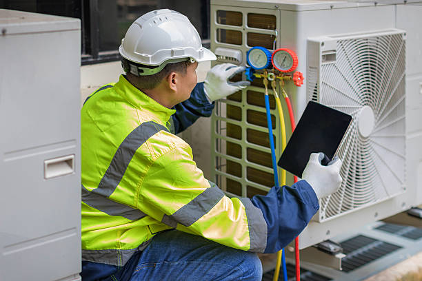 Professional Ductwork Repair technician working in Oak Hill, OH